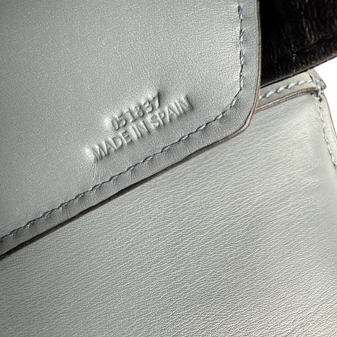 Loewe Blue Leather Barcelona Crossbody Bag