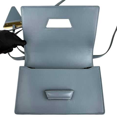 Loewe Blue Leather Barcelona Crossbody Bag