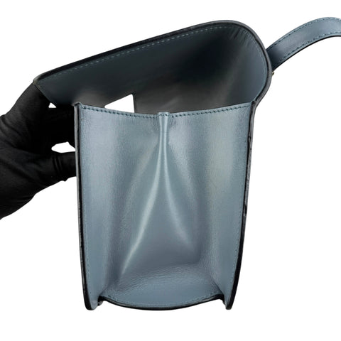 Loewe Blue Leather Barcelona Crossbody Bag