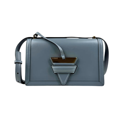 Loewe Blue Leather Barcelona Crossbody Bag