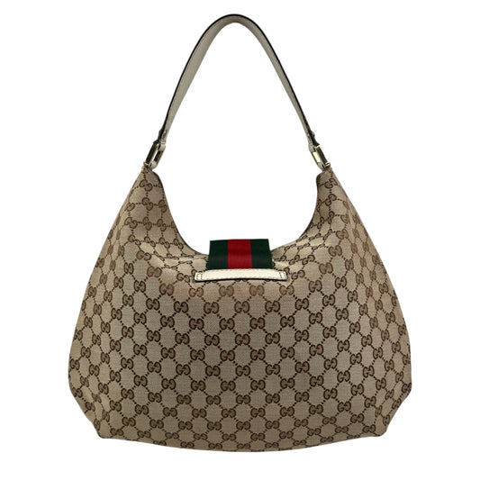 Gucci Large GG Canvas New Ladies Web Hobo
