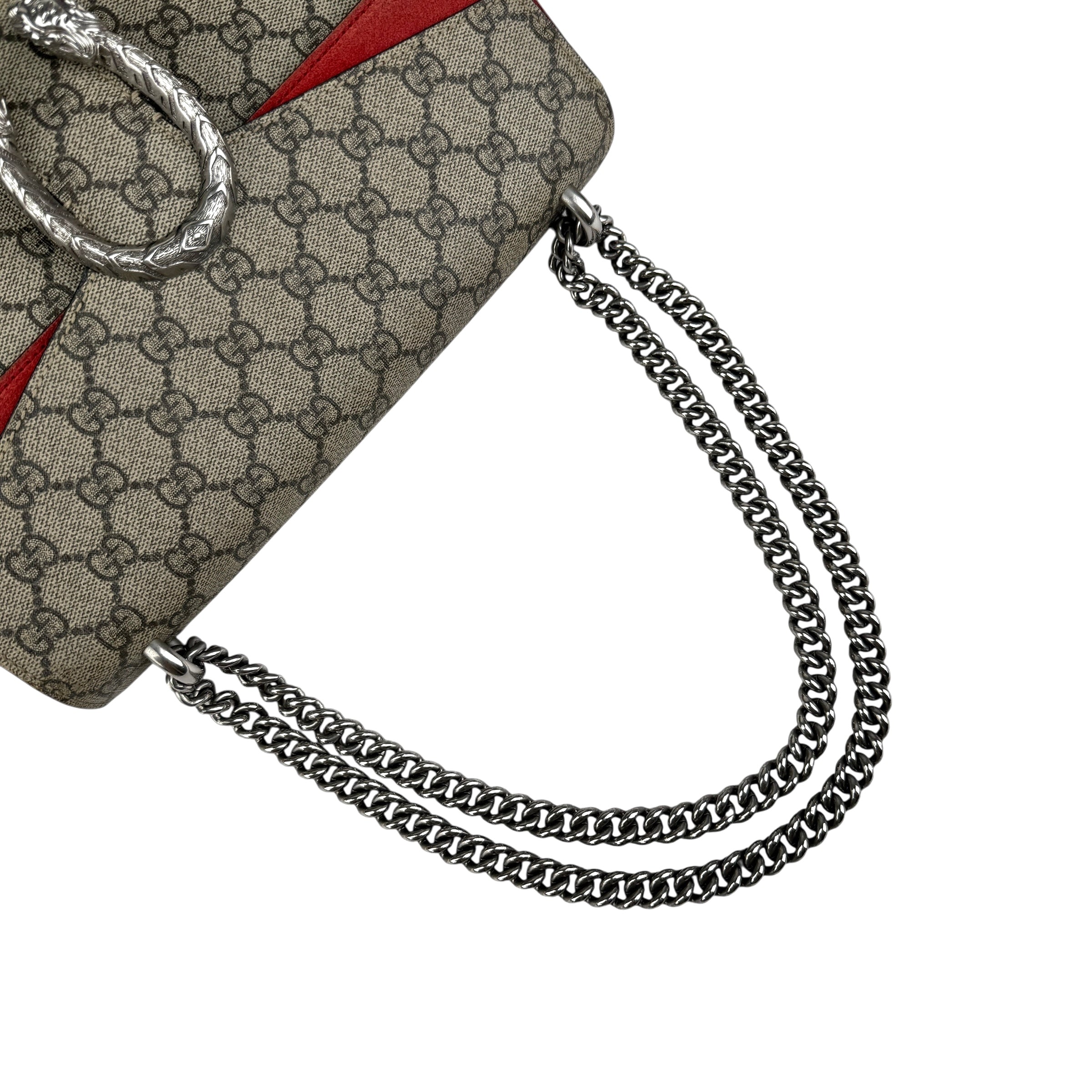 Pre-owned gucci-dionysus-shoulder-crossbody-bag-brown-front