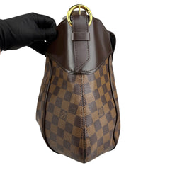Pre-owned louis-vuitton-sistina-shoulder-bag-brown-canvas-front