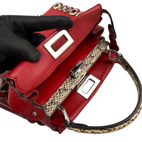 Fendi Mini Eyelet Peekaboo Handle Bag