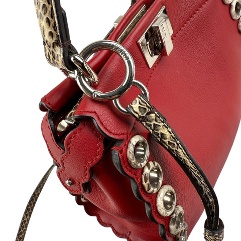 Fendi Mini Eyelet Peekaboo Handle Bag