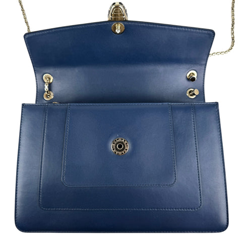Bvlgari Serpenti leather shoulder bag