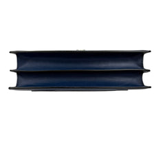 Pre-owned bvlgari-serpenti-leather-shoulder-bag-front-view