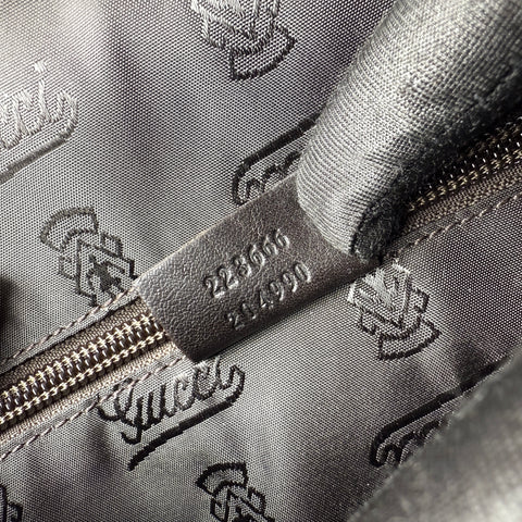 Gucci Men's Guccissima Messenger Bag Black