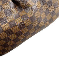 Pre-owned louis-vuitton-sistina-shoulder-bag-brown-canvas-front
