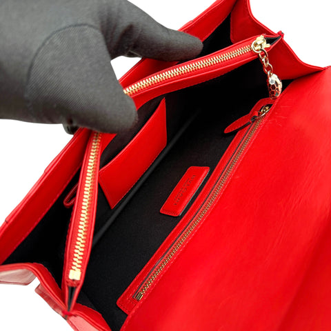Bvlgari  Red Serpenti Forever Shoulder Bag