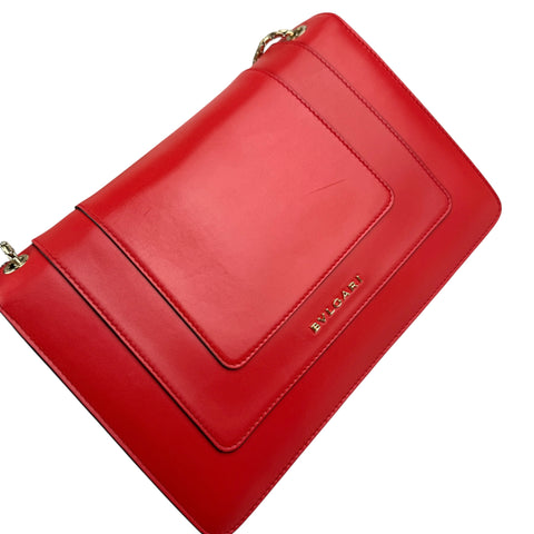 Bvlgari  Red Serpenti Forever Shoulder Bag