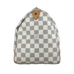 Pre-owned louis-vuitton-speedy-30-damier-azur-front