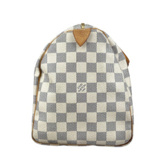 Pre-owned louis-vuitton-speedy-30-damier-azur-front