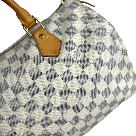 Louis Vuitton Speedy 30 in Damier Azur