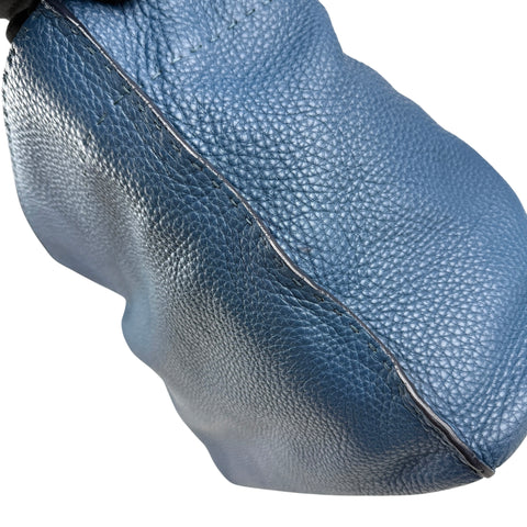 Fendi Blue Selleria Leather Anna Bag