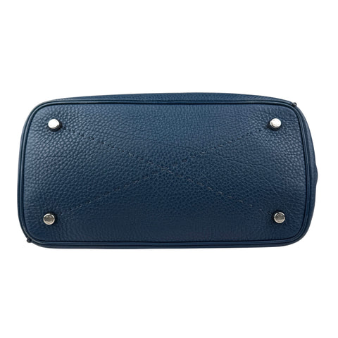 Fendi Blue Selleria Leather Anna Bag