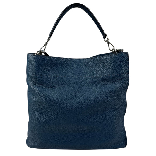 Fendi Blue Selleria Leather Anna Bag