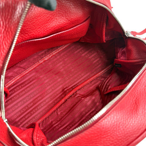 Prada Convertible Bowling Bag Vitello Daino