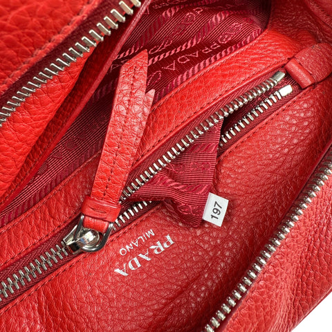 Prada Convertible Bowling Bag Vitello Daino