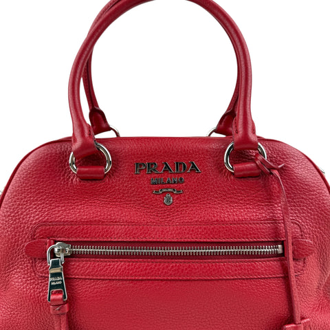 Prada Convertible Bowling Bag Vitello Daino