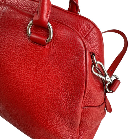 Prada Convertible Bowling Bag Vitello Daino