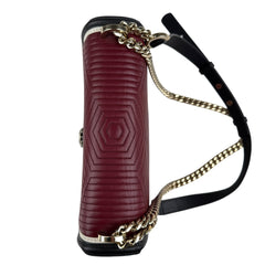 Pre-owned bvlgari-serpenti-forever-ruby-shoulder-bag-front-view
