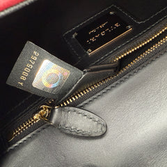 Pre-owned bvlgari-serpenti-forever-ruby-shoulder-bag-front-view