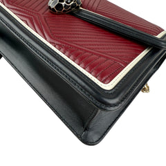 Pre-owned bvlgari-serpenti-forever-ruby-shoulder-bag-front-view