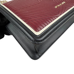 Pre-owned bvlgari-serpenti-forever-ruby-shoulder-bag-front-view