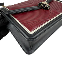 Pre-owned bvlgari-serpenti-forever-ruby-shoulder-bag-front-view