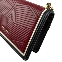 Pre-owned bvlgari-serpenti-forever-ruby-shoulder-bag-front-view