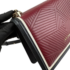 Pre-owned bvlgari-serpenti-forever-ruby-shoulder-bag-front-view