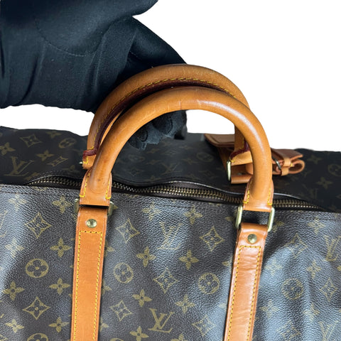 Louis Vuitton Keepall Duffle 60 Brown Canvas