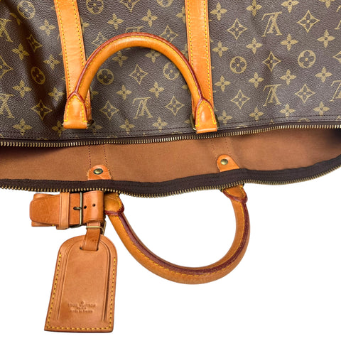 Louis Vuitton Keepall Duffle 60 Brown Canvas