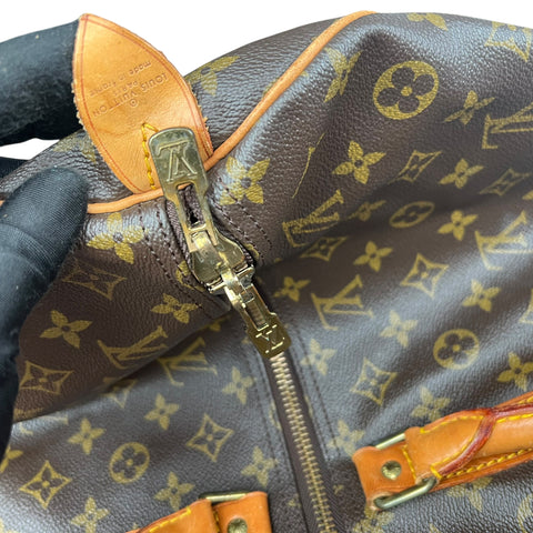 Louis Vuitton Keepall Duffle 60 Brown Canvas