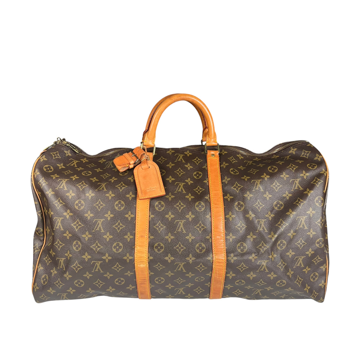 Louis Vuitton Keepall Duffle 60 Brown Canvas