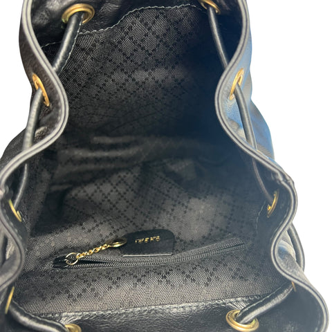 Gucci Bamboo Drawstring Leather Backpack