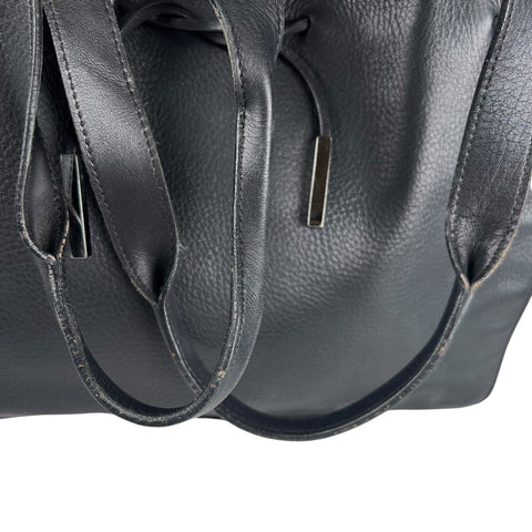 Gucci Tote Bolso De Hombro Cuero Black