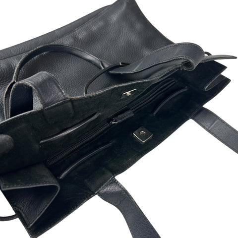 Gucci Tote Bolso De Hombro Cuero Black