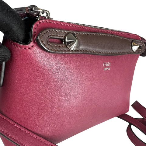 Fendi Handbag By The Way in Bordeaux Dark red