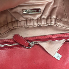 Miu Miu Fuoco Cloquet Quilted Nappa Leather Cristal Shoulder Bag