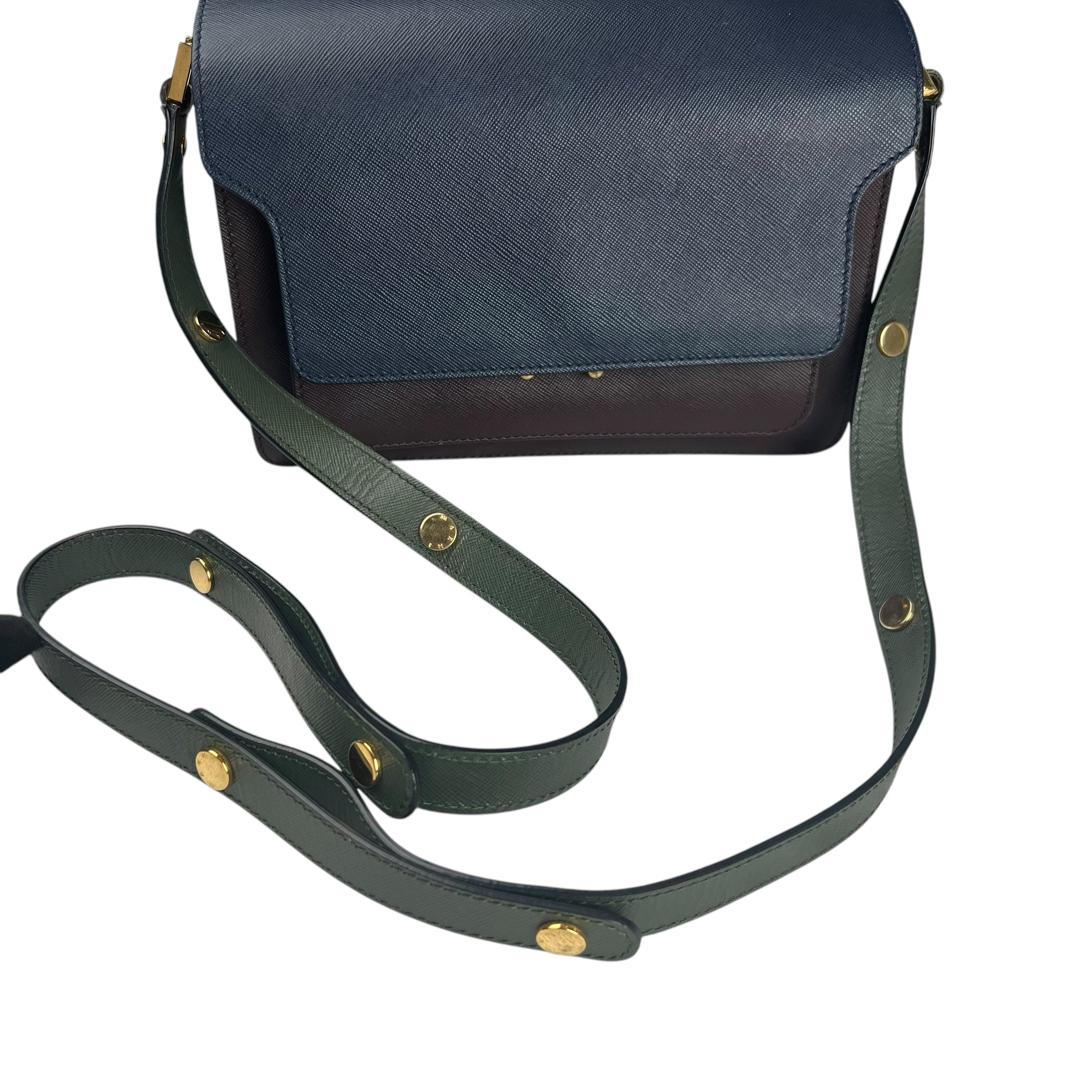 【送料&関税込】Marni Trunk Saffiano Shoulder Bag Marni Trunk Saffiano Leather Shoulder Bag | THE FLAMEL®