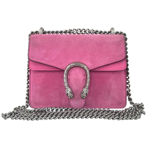 Gucci Dionysus handbag medium Pink suede