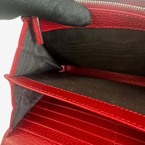 Gucci Dionysus Mini Chain Bag Leather Red Chain Wallet