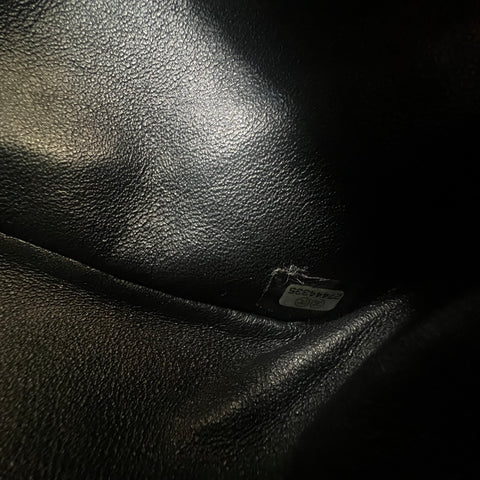 Chanel Classic Timeless 2.55 Bag Black Caviar Leather Gold Hardware