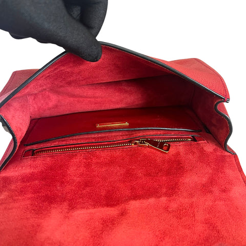 Miu Miu Lady shoulder bag in red leather