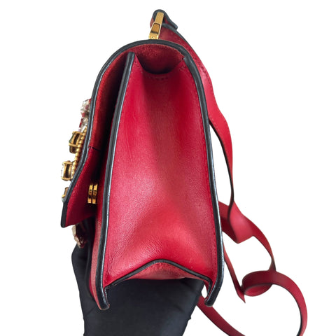 Miu Miu Lady shoulder bag in red leather