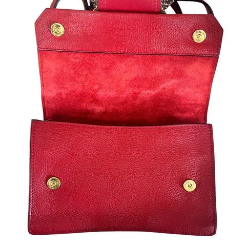 Miu Miu Lady shoulder bag in red leather