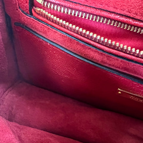 Miu Miu Lady shoulder bag in red leather