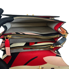 Marni Medium Colorblocked Leather Trunk Shoulder and Crossbody Bag